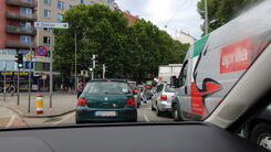 Stau rund um den Praterstern