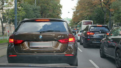 Bild von einem Stau im Wiener Stadtgebiet