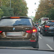 Bild von einem Stau im Wiener Stadtgebiet