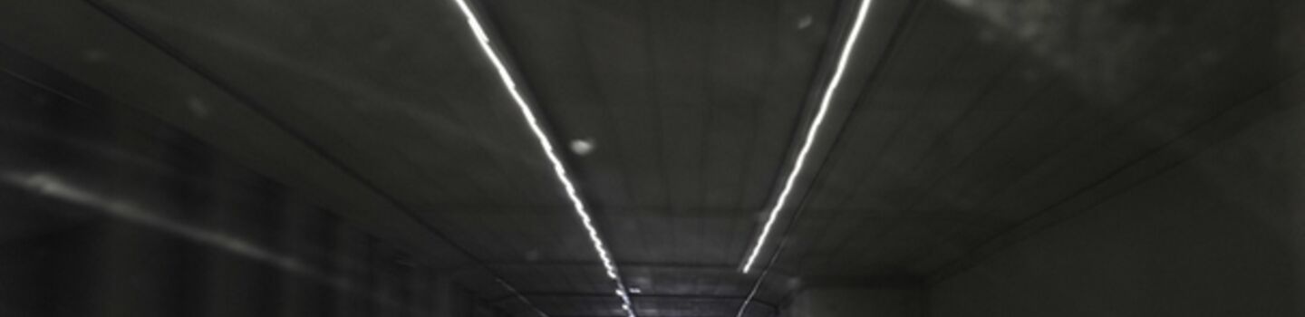 Innenaufnahme eines Tunnels